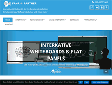 Tablet Screenshot of interaktive-whiteboards.info
